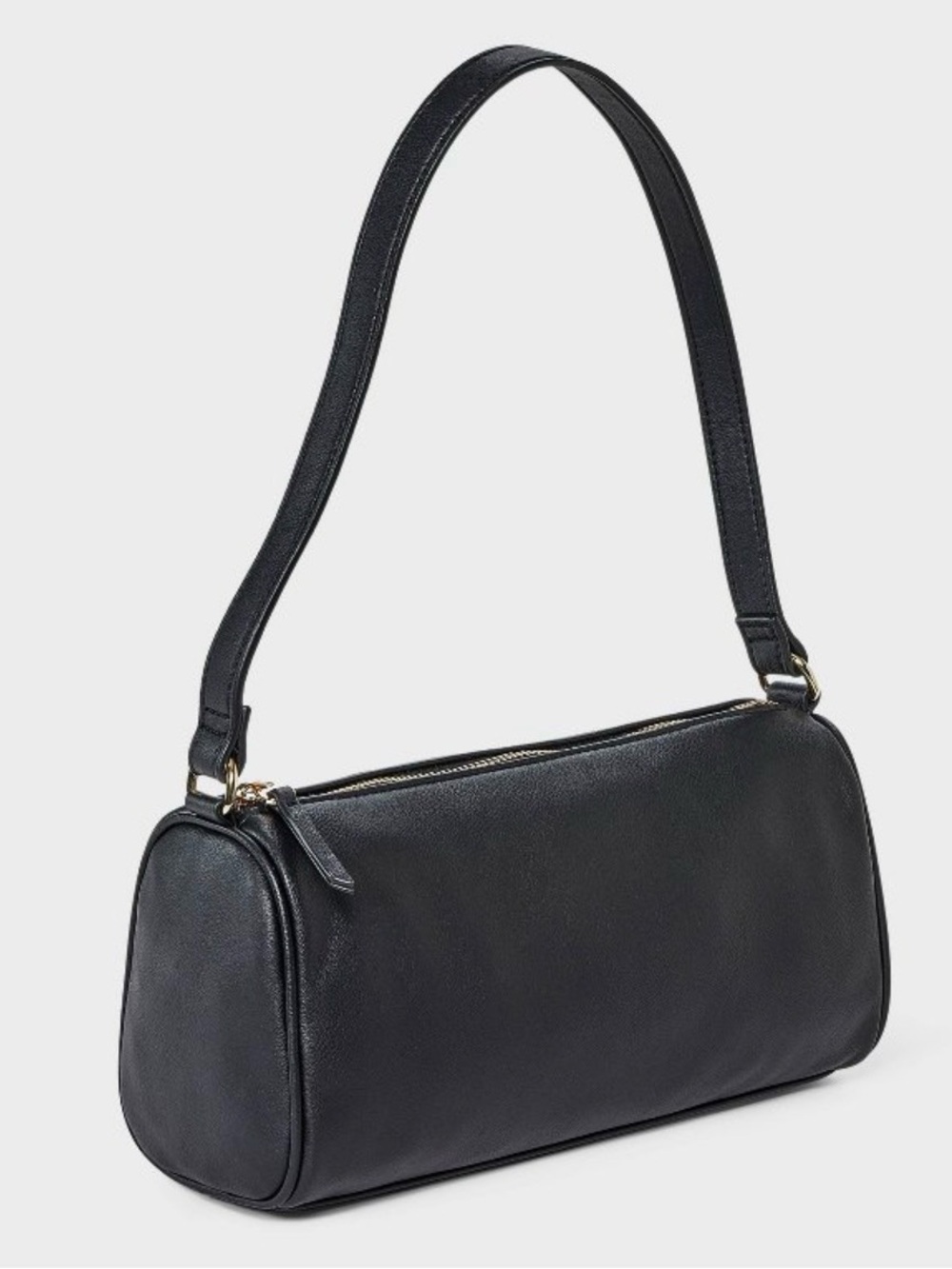 Universal Thread Black Leather Shoulder Bag